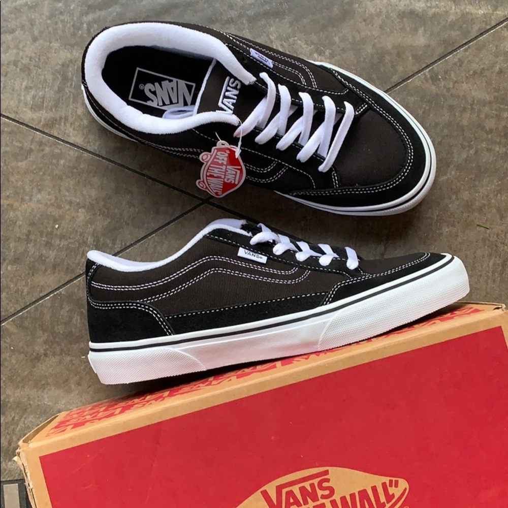 ••VANS BEARCAT BLACK/WHITE MEN’S - Picture 14 of 16